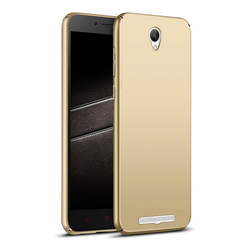 Hard Rigid Plastic Matte Finish Case M02 for Xiaomi Redmi Note 2 Gold