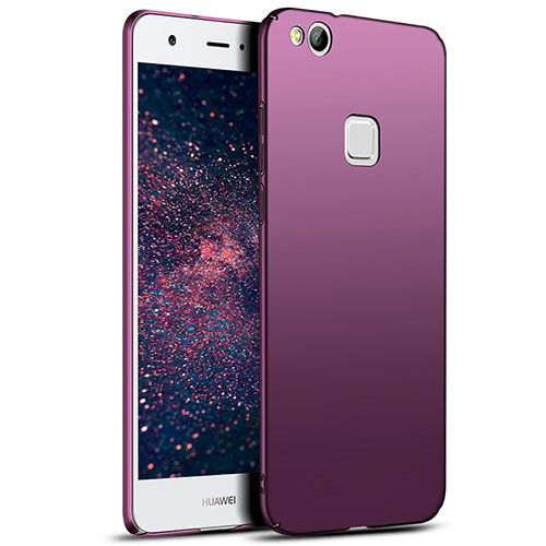 Hard Rigid Plastic Matte Finish Case M04 for Huawei Honor 8 Lite Purple