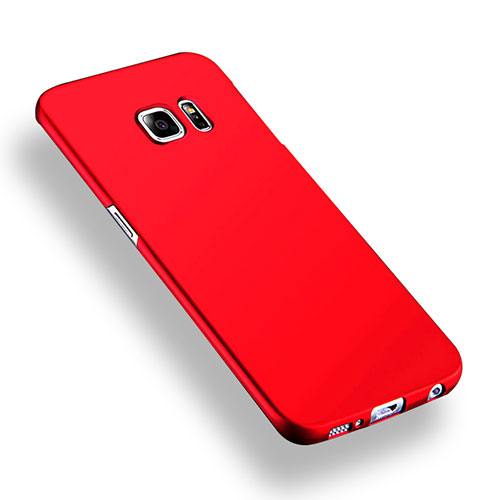 Hard Rigid Plastic Matte Finish Case Q02 for Samsung Galaxy S6 Edge+ Plus SM-G928F Red