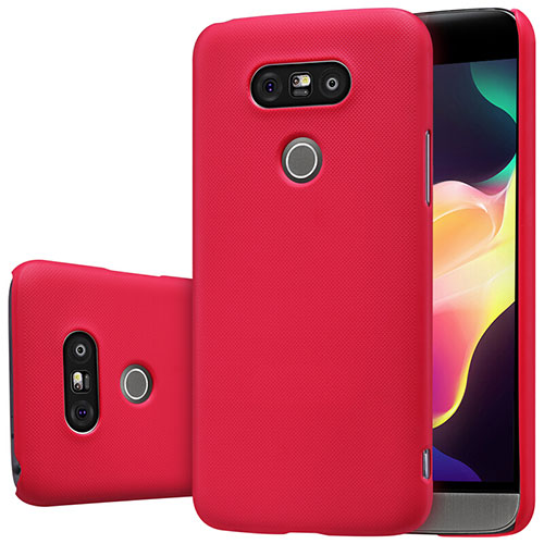 Hard Rigid Plastic Matte Finish Case R01 for LG G5 Red