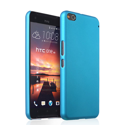 Hard Rigid Plastic Matte Finish Cover for HTC One X9 Sky Blue