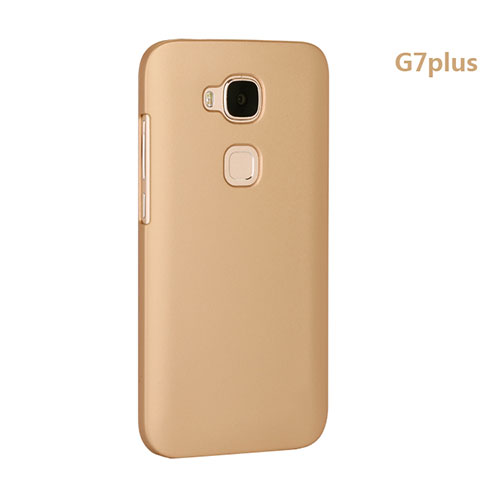 Hard Rigid Plastic Matte Finish Cover for Huawei GX8 Gold