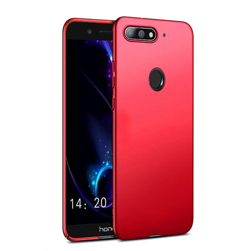 Hard Rigid Plastic Matte Finish Cover for Huawei Honor 7A Red