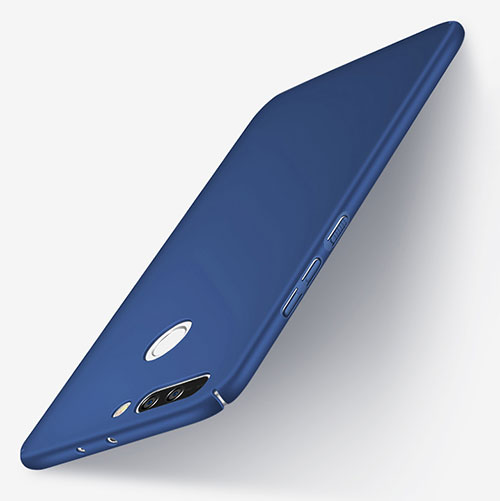 Hard Rigid Plastic Matte Finish Cover for Huawei Honor V9 Blue