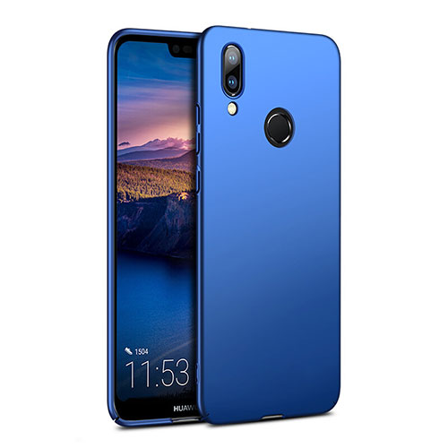 Hard Rigid Plastic Matte Finish Cover for Huawei P20 Lite Blue