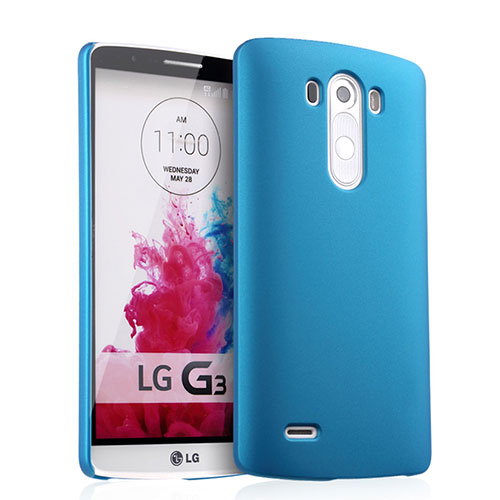 Hard Rigid Plastic Matte Finish Cover for LG G3 Sky Blue