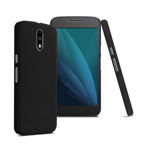 Hard Rigid Plastic Matte Finish Cover for Motorola Moto G4 Black