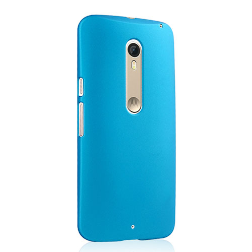 Hard Rigid Plastic Matte Finish Cover for Motorola Moto X Style Sky Blue