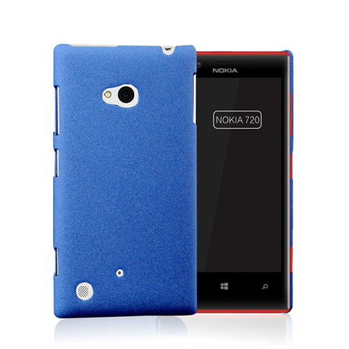 Hard Rigid Plastic Matte Finish Cover for Nokia Lumia 720 Blue