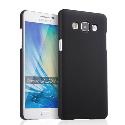 Hard Rigid Plastic Matte Finish Cover for Samsung Galaxy A5 SM-500F Black