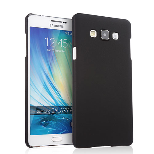 Hard Rigid Plastic Matte Finish Cover for Samsung Galaxy A7 Duos SM-A700F A700FD Black