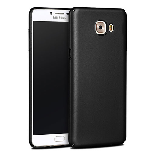 Hard Rigid Plastic Matte Finish Cover for Samsung Galaxy C9 Pro C9000 Black