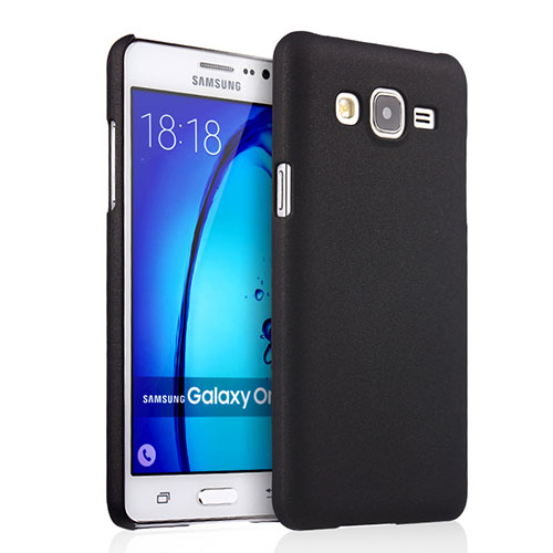 Hard Rigid Plastic Matte Finish Cover for Samsung Galaxy On5 Pro Black