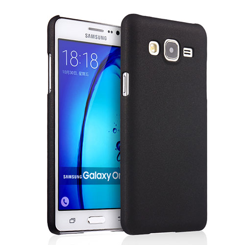 Hard Rigid Plastic Matte Finish Cover for Samsung Galaxy On7 G600FY Black