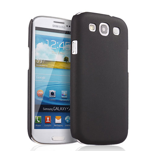 Hard Rigid Plastic Matte Finish Cover for Samsung Galaxy S3 III i9305 Neo Black