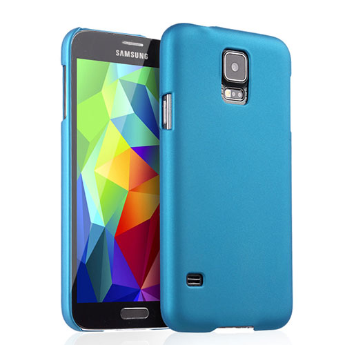 Hard Rigid Plastic Matte Finish Cover for Samsung Galaxy S5 Duos Plus Sky Blue