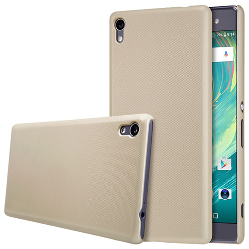 Hard Rigid Plastic Matte Finish Cover for Sony Xperia XA Ultra Gold