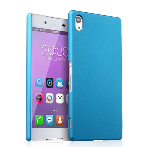 Hard Rigid Plastic Matte Finish Cover for Sony Xperia Z3+ Plus Sky Blue