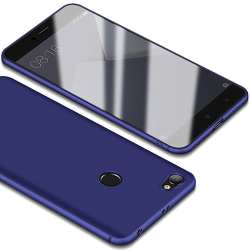 Hard Rigid Plastic Matte Finish Cover for Xiaomi Redmi Y1 Blue