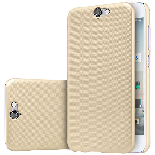 Hard Rigid Plastic Matte Finish Cover M01 for HTC One A9 Gold