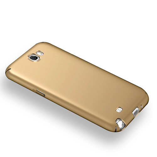 Hard Rigid Plastic Matte Finish Cover M03 for Samsung Galaxy Note 2 N7100 N7105 Gold
