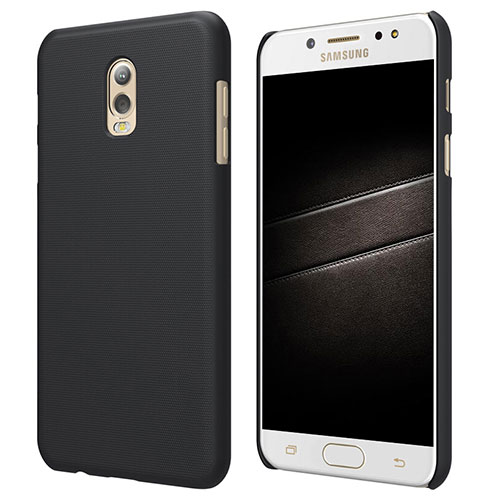 Hard Rigid Plastic Matte Finish Cover M04 for Samsung Galaxy C8 C710F Black