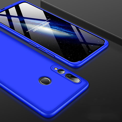 Hard Rigid Plastic Matte Finish Front and Back Cover Case 360 Degrees for Huawei Enjoy 9s Blue