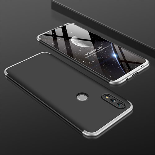 Hard Rigid Plastic Matte Finish Front and Back Cover Case 360 Degrees for Huawei Nova Lite 3 Silver