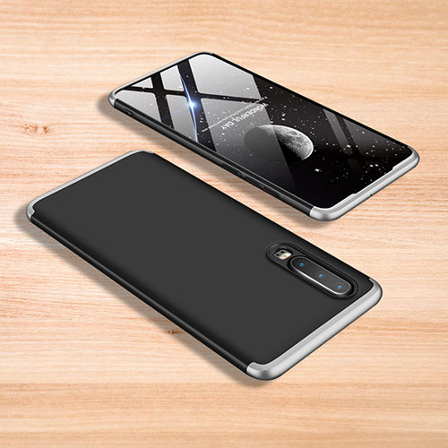 Hard Rigid Plastic Matte Finish Front and Back Cover Case 360 Degrees for Xiaomi Mi 9 Pro 5G Silver