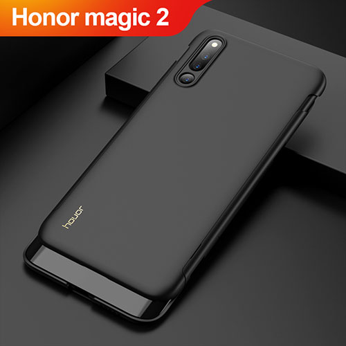 Hard Rigid Plastic Matte Finish Front and Back Cover Case 360 Degrees M01 for Huawei Honor Magic 2 Black