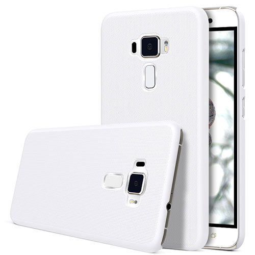 Hard Rigid Plastic Matte Finish Snap On Case for Asus Zenfone 3 ZE552KL White