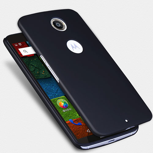 Hard Rigid Plastic Matte Finish Snap On Case for Google Nexus 6 Black