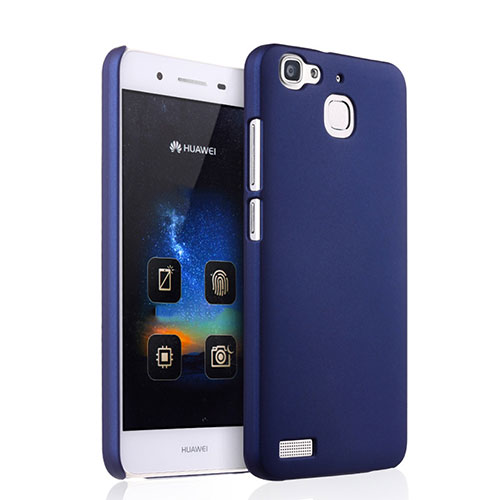 Hard Rigid Plastic Matte Finish Snap On Case for Huawei G8 Mini Blue