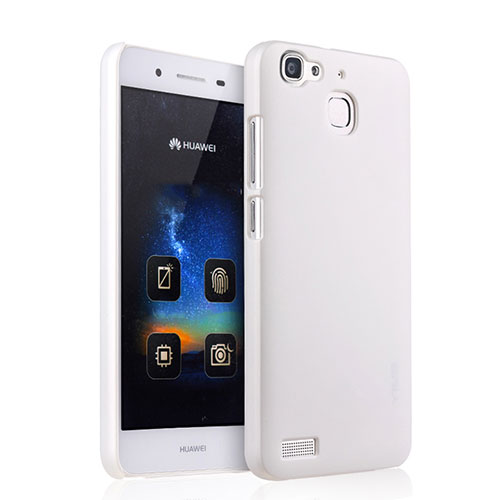 Hard Rigid Plastic Matte Finish Snap On Case for Huawei G8 Mini White