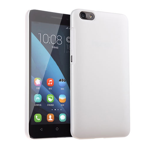 Hard Rigid Plastic Matte Finish Snap On Case for Huawei Honor 4X White