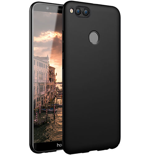 Hard Rigid Plastic Matte Finish Snap On Case for Huawei Honor Play 7X Black