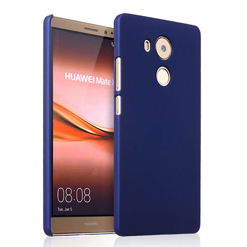Hard Rigid Plastic Matte Finish Snap On Case for Huawei Mate 8 Blue
