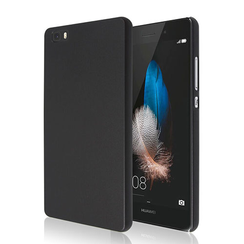 Hard Rigid Plastic Matte Finish Snap On Case for Huawei P8 Lite Black