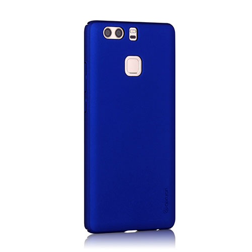 Hard Rigid Plastic Matte Finish Snap On Case for Huawei P9 Blue