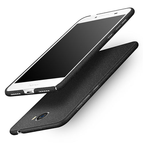 Hard Rigid Plastic Matte Finish Snap On Case for Huawei Y5 II Y5 2 Black