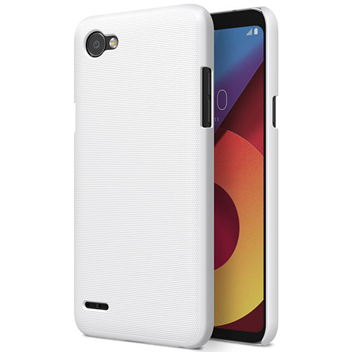 Hard Rigid Plastic Matte Finish Snap On Case for LG Q6 White