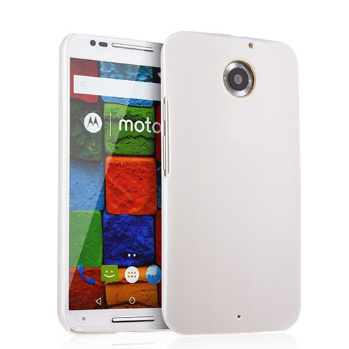 Hard Rigid Plastic Matte Finish Snap On Case for Motorola Moto X (2nd Gen) White