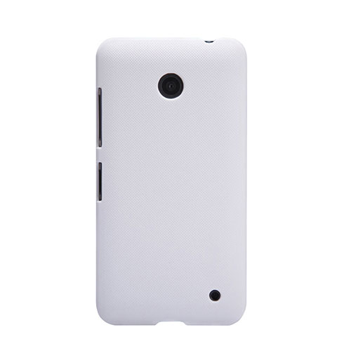 Hard Rigid Plastic Matte Finish Snap On Case for Nokia Lumia 630 White