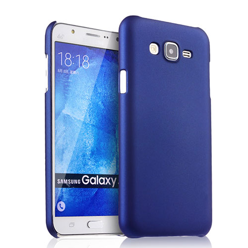 Hard Rigid Plastic Matte Finish Snap On Case for Samsung Galaxy J7 SM-J700F J700H Blue