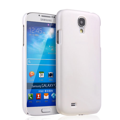 Hard Rigid Plastic Matte Finish Snap On Case for Samsung Galaxy S4 i9500 i9505 White