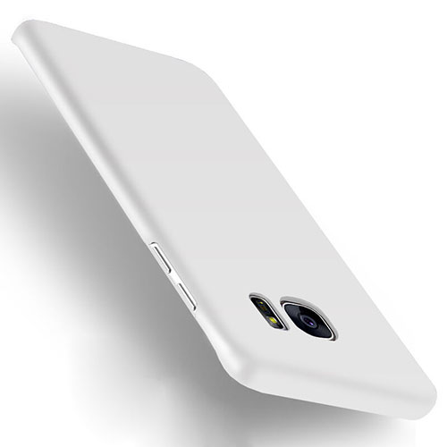 Hard Rigid Plastic Matte Finish Snap On Case for Samsung Galaxy S7 Edge G935F White