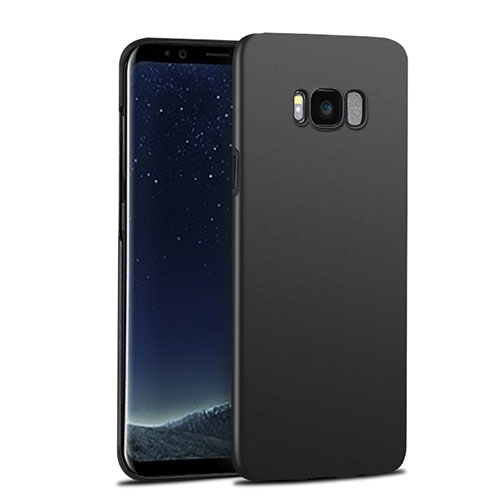 Hard Rigid Plastic Matte Finish Snap On Case for Samsung Galaxy S8 Black