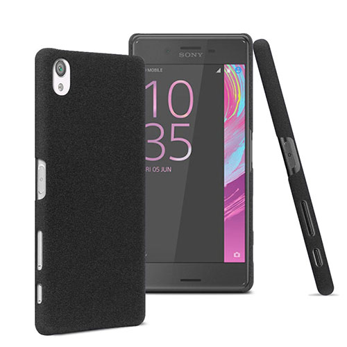 Hard Rigid Plastic Matte Finish Snap On Case for Sony Xperia X Performance Dual Black