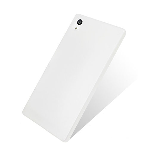 Hard Rigid Plastic Matte Finish Snap On Case for Sony Xperia Z5 White