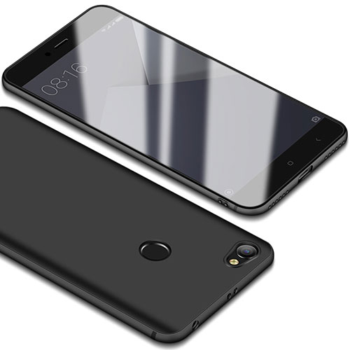 Hard Rigid Plastic Matte Finish Snap On Case for Xiaomi Redmi Note 5A Pro Black